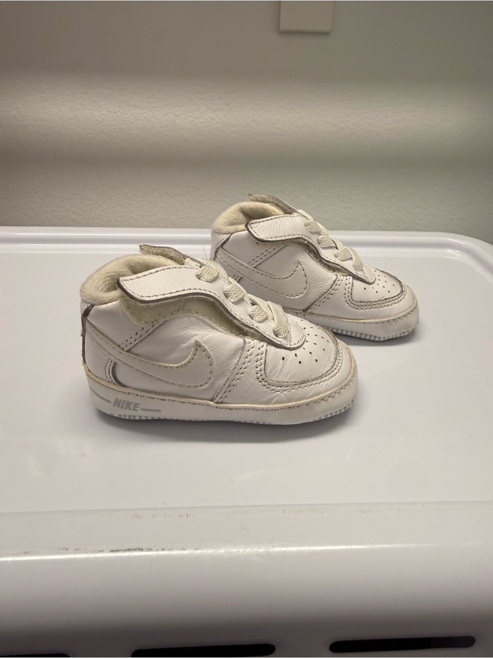 Nike Baby Leather Velcro Sneakers